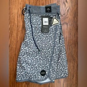 RVCA grey swim trunks BNWT waist 30